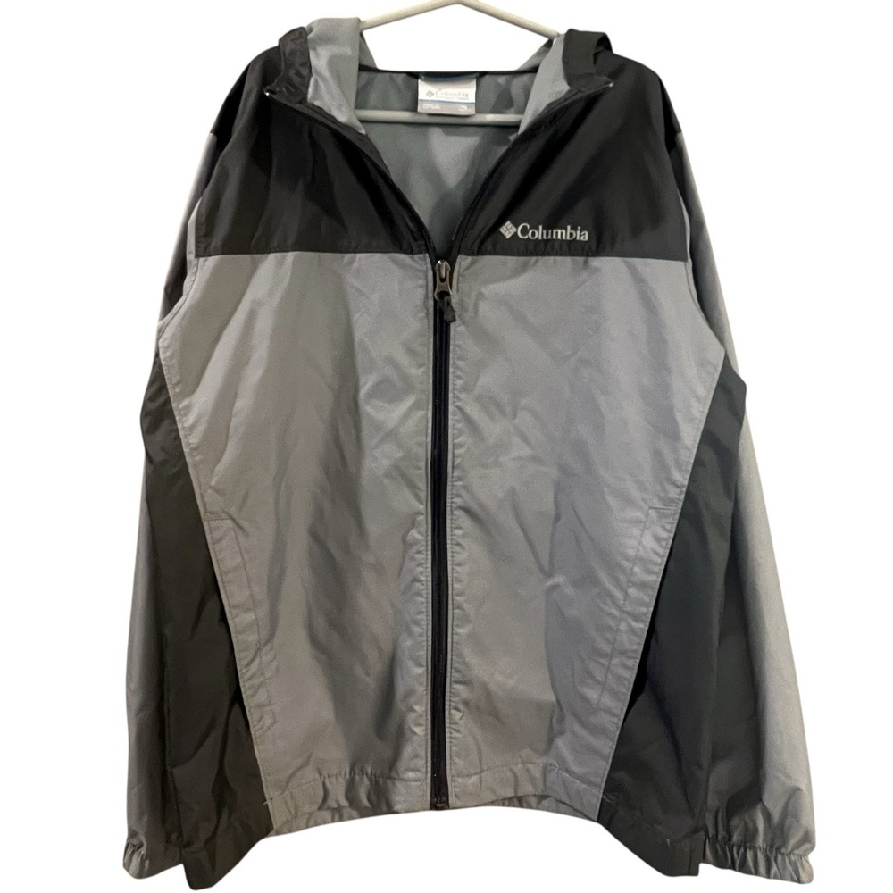 Columbia Sportswear Co. Grey Weather Drain Lightweight Fleece Jacket, M Youth